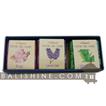 balishine This box contain 2 natural soap of 50 gr. Made in Bali from tropical pulp flower. Soap with coconut texture inside.