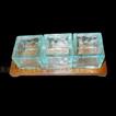 balishine This spa holder is produced in Bali made from glass and wood. Size : 5x5x4cm.