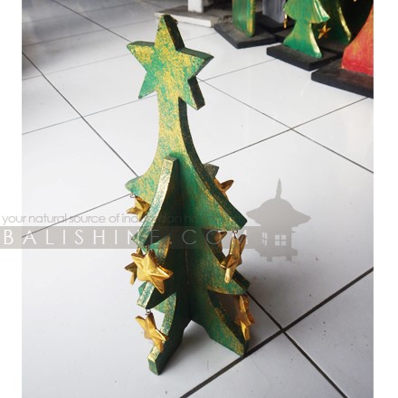 Balishine: Your natural source of indonesian handicraft presents in its Various collection the Christmas Tree:413RAT7923:This christmas tree is produced in Bali and made from MDF wood.   