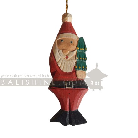 Balishine: Your natural source of indonesian handicraft presents in its Various collection the Hanging Moon Christmas Decoration:413RAT7949:This hanging christmas decoration is produced in Bali and made from natural albasia wood.   