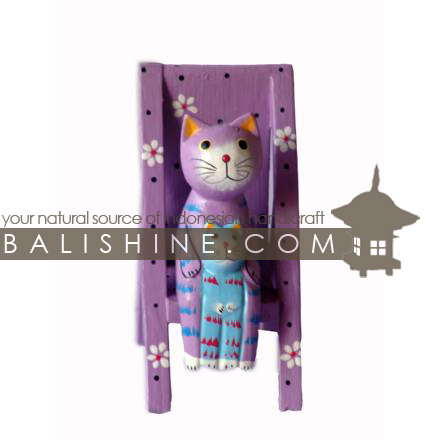 Balishine: Your natural source of indonesian handicraft presents in its Various collection the Funny Handicraft:415TOS7641:This handicraft is produced in Bali made from albesia wood.  Full color