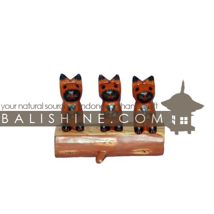 Balishine: Your natural source of indonesian handicraft presents in its Various collection the Funny Handicraft:415TOS7644:This handicraft is produced in Bali made from albesia wood.  Full color