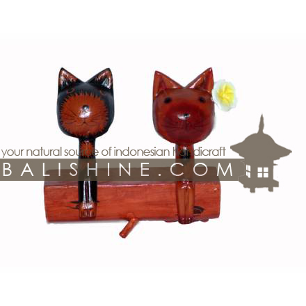Balishine: Your natural source of indonesian handicraft presents in its Various collection the Funny Handicraft:415TOS7647:This handicraft is produced in Bali made from albesia wood.  Full color