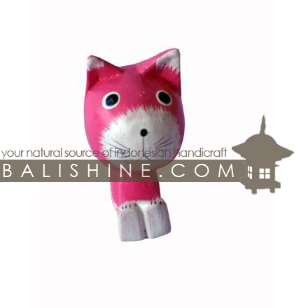 Balishine: Your natural source of indonesian handicraft presents in its Various collection the Funny Handicraft:415TOS7649:This handicraft is produced in Bali made from albesia wood.  Full color