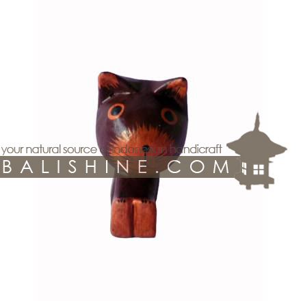 Balishine: Your natural source of indonesian handicraft presents in its Various collection the Funny Handicraft:415TOS7651:This handicraft is produced in Bali made from albesia wood.  Full color