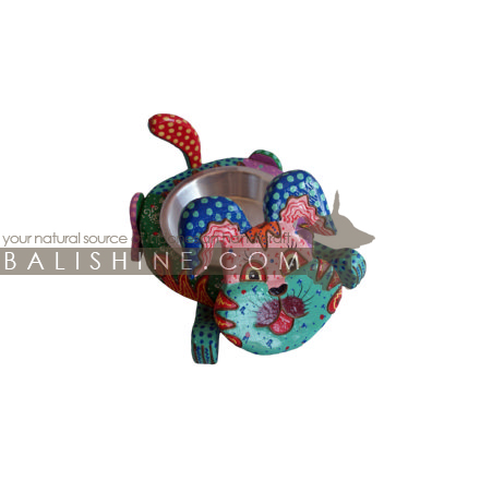 Balishine: Your natural source of indonesian handicraft presents in its Various collection the Mess Tin:415KAG77028:This mess tin for dog or cat is made from albasia wood.  