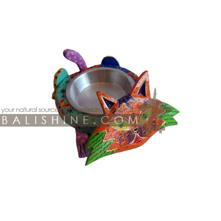 Balishine: Your natural source of indonesian handicraft presents in its Various collection the Mess Tin:415KAG77029:This mess tin for dog or cat is made from albasia wood.  