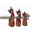 balishine This set of 3 cats is produced in Bali made from albesia wood.