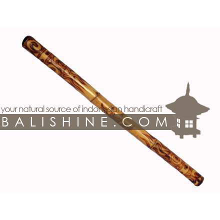 Balishine: Your natural source of indonesian handicraft presents in its Various collection the Didgeridoo:412CIK602452:This didgeridoo is a handicraft of Bali made from burning bamboo.  