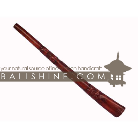 Balishine: Your natural source of indonesian handicraft presents in its Various collection the Didgeridoo:412CIK602456:This didgeridoo is a handicraft of Bali made from carving teack wood  
