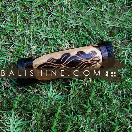 Balishine: Your natural source of indonesian handicraft presents in its Various collection the Rain Stick:412CIK602446:This rain stick is a handicraft of Bali made from carving bamboo.  