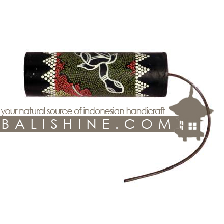 Balishine: Your natural source of indonesian handicraft presents in its Various collection the Thunder Tube:412CIK602421:This thunder tube is a funny music instrument is a handicraft of Bali made from bamboo.  Mix color