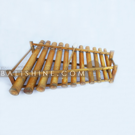 Balishine: Your natural source of indonesian handicraft presents in its Various collection the Xylophone:412CIK606746:This music instrument is a handicraft of Bali made from bamboo.  