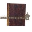 balishine This notebook is produced in Bali made from teak wood with natural parfumed tropical spice known as cinamon with resin. Inside 40 pages with recycle paper.