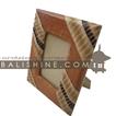 balishine This photo frame  is produced in Bali made from 7 different  exotic leaf.