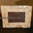 balishine This photo frame is made from MDF wood with coconut shell finishing.
