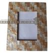 balishine This photo frame is made from MDF wood with natural capiz shell mosaic finishing. Size 3R.